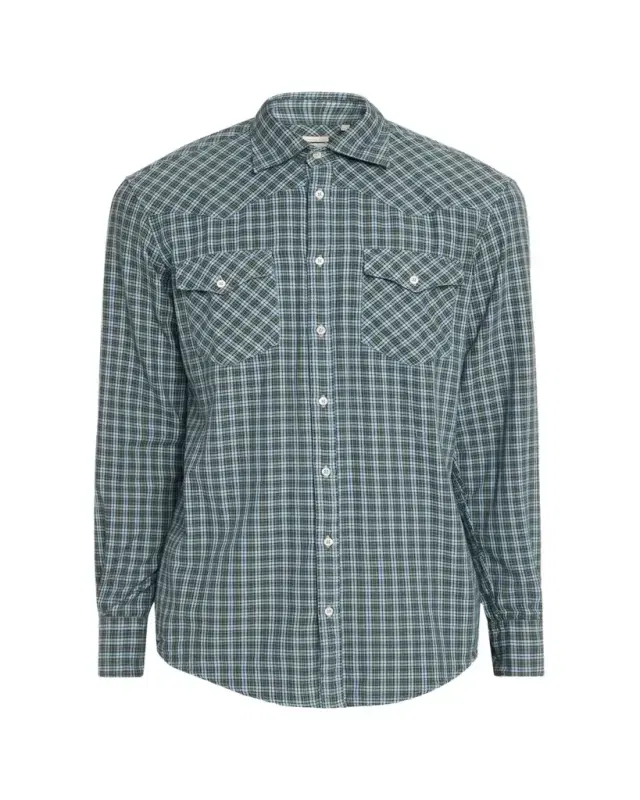 Massimo Alba Men's Check Cotton Arizona Shirt