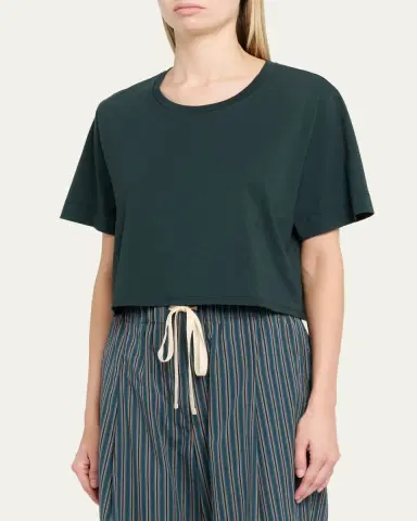 A.L.C. Kali Cropped Cotton Tee | Thumbnail 8