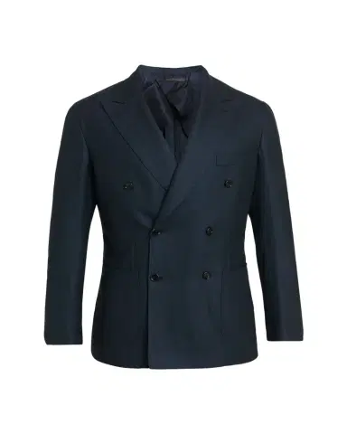 Brioni Men's Wool Herringbone Double-Breasted Sport Coat | Thumbnail 1