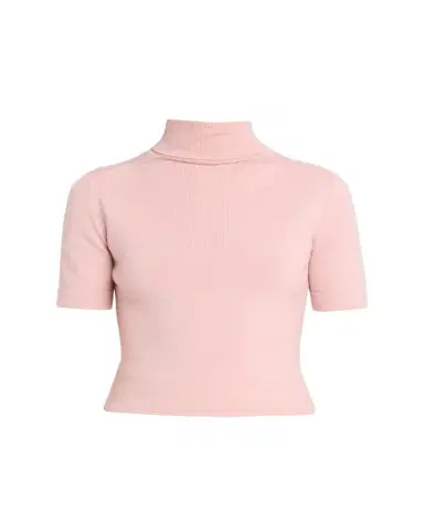 Oscar de la Renta Turtleneck Short-Sleeve Wool Sweater | Thumbnail 1 Oscar de la Renta Turtleneck Short-Sleeve Wool Sweater | Thumbnail 1
