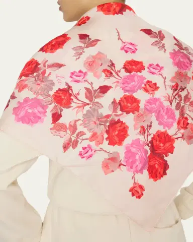 Frame x Alexandra LeClerc The Lucky Silk Scarf | Thumbnail 2