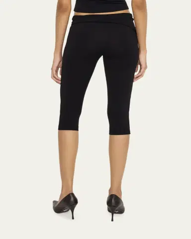 Frame x Alexandra LeClerc The Casino Capri Pants | Thumbnail 3 Frame x Alexandra LeClerc The Casino Capri Pants | Thumbnail 3