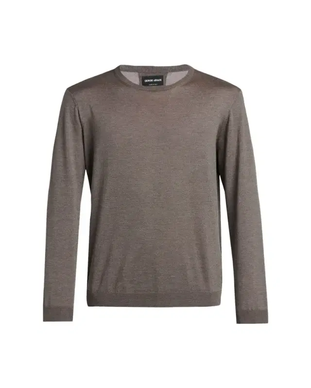 Men's Silk/Cotton Crewneck Sweater