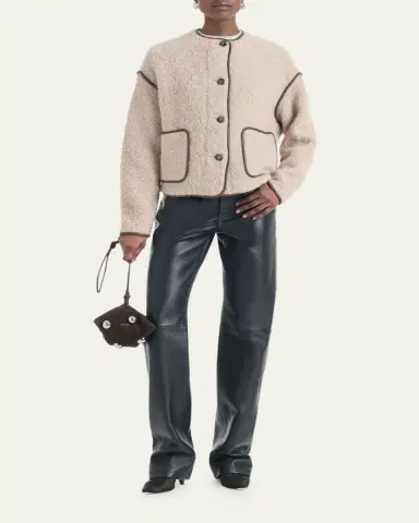 Altuzarra Irving Single-Breasted Alpaca Boucle Jacket | Thumbnail 2 Altuzarra Irving Single-Breasted Alpaca Boucle Jacket | Thumbnail 2