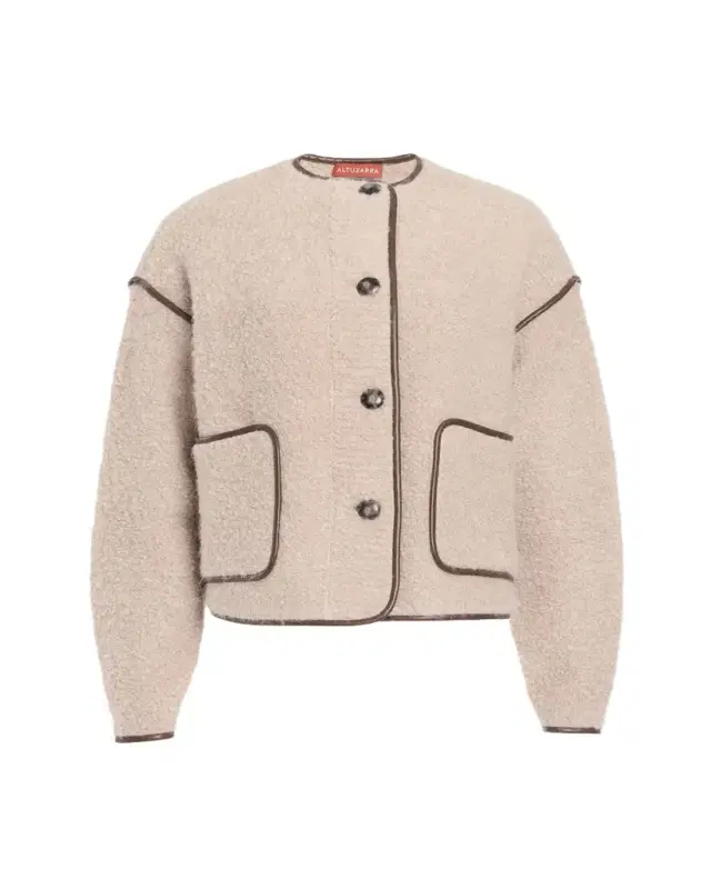 Altuzarra Irving Single-Breasted Alpaca Boucle Jacket