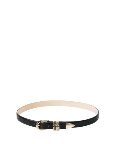 Déhanche Hollyhock Mixed Metal Leather Belt | Thumbnail 1