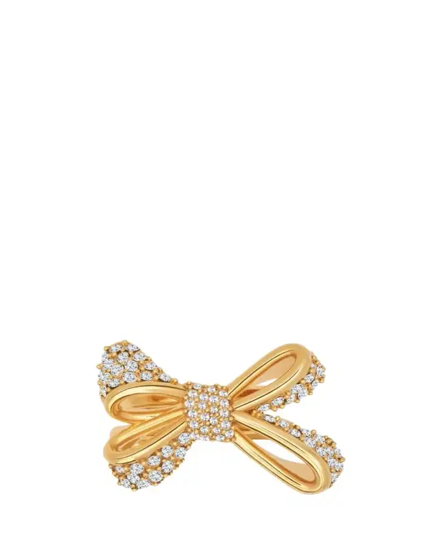 Oscar de la Renta Pave Bow Ring