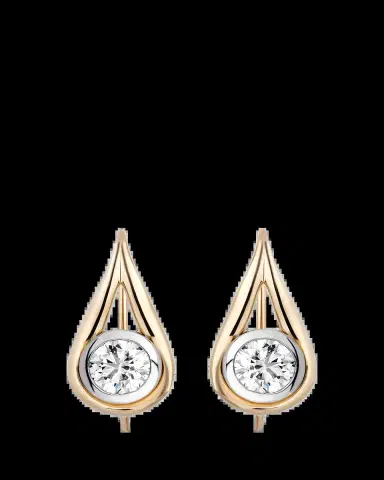 Mason and Books 14K Lasso Drop Earrings with Diamonds | Thumbnail 2