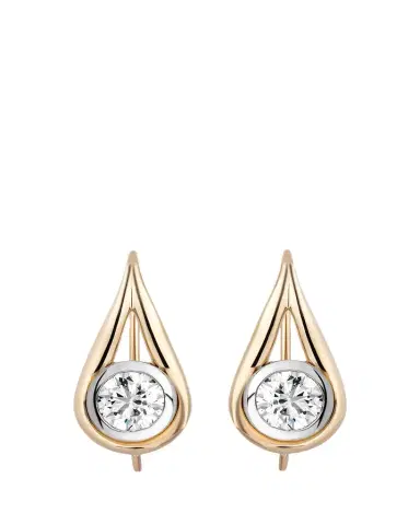 Mason and Books 14K Lasso Drop Earrings with Diamonds | Thumbnail 1