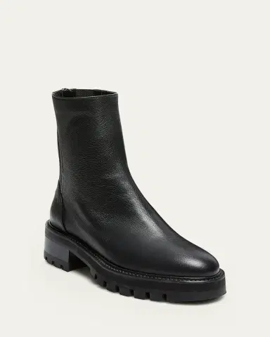 Aquazzura St Honore Leather Zip Booties | Thumbnail 2