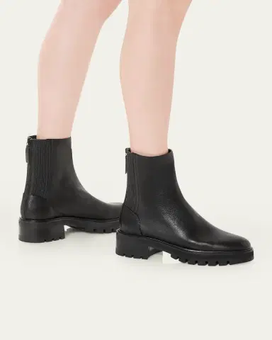 Aquazzura St Honore Leather Zip Booties | Thumbnail 3