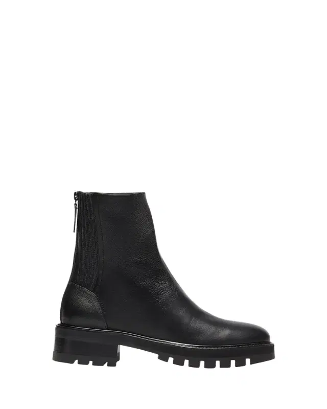 Aquazzura St Honore Leather Zip Booties