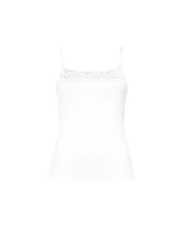 Hanro Moments Lace-Trimmed Camisole