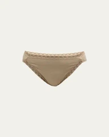 Natori Bliss French Cut Lace Trimmed Briefs | Thumbnail 3 Natori Bliss French Cut Lace Trimmed Briefs | Thumbnail 3