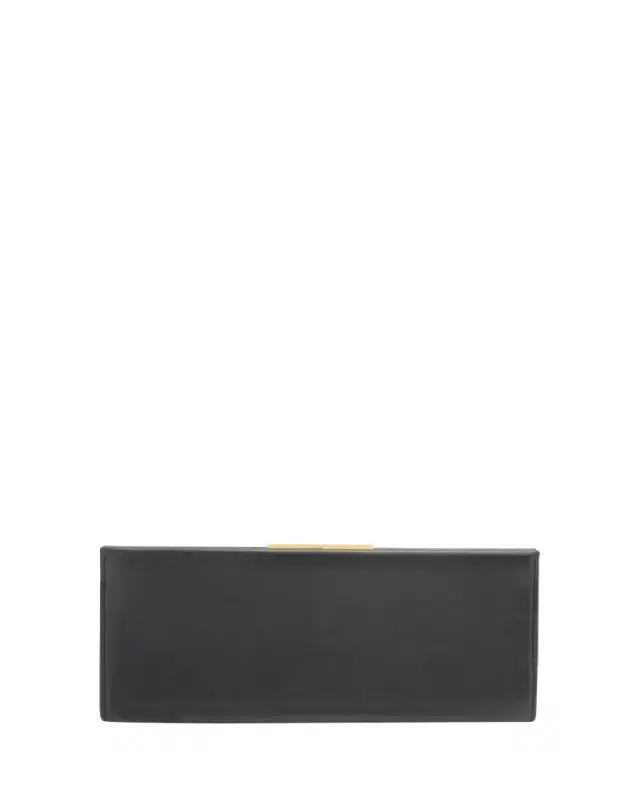 Nili Lotan Anjelica Smooth Leather Clutch Bag