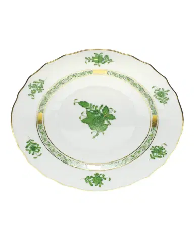 Herend Green Chinese Bouquet Salad Plate | Thumbnail 2