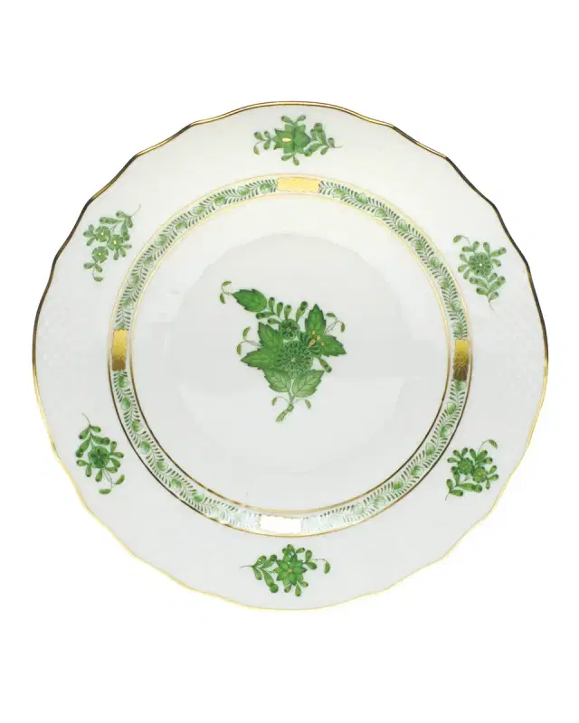 Herend Green Chinese Bouquet Salad Plate