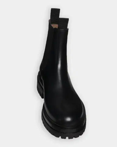Gianvito Rossi Men's Chester Lug Sole Leather Chelsea Boots | Thumbnail 5