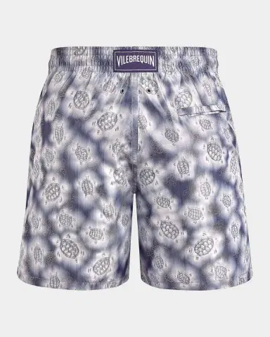 Vilebrequin Men's Ronde Des Tortures Patterned Swim Trunks | Thumbnail 5