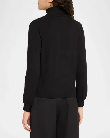 Majestic Filatures Half-Zip Mock-Neck French Terry Sweatshirt | Thumbnail 3 Majestic Filatures Half-Zip Mock-Neck French Terry Sweatshirt | Thumbnail 3
