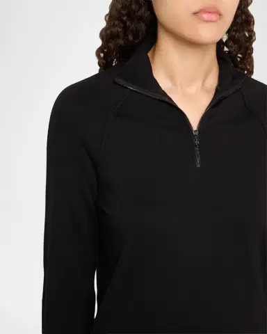 Majestic Filatures Half-Zip Mock-Neck French Terry Sweatshirt | Thumbnail 5 Majestic Filatures Half-Zip Mock-Neck French Terry Sweatshirt | Thumbnail 5