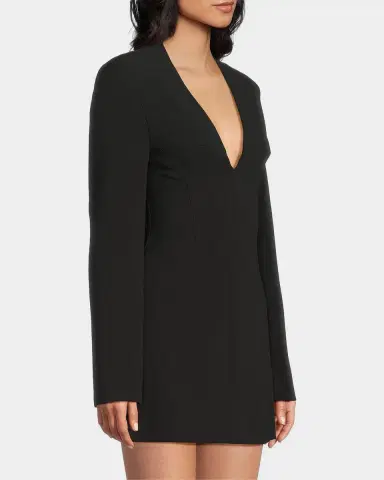 BLACK HALO Kenna Stretch-Crepe Mini Dress | Thumbnail 5 BLACK HALO Kenna Stretch-Crepe Mini Dress | Thumbnail 5