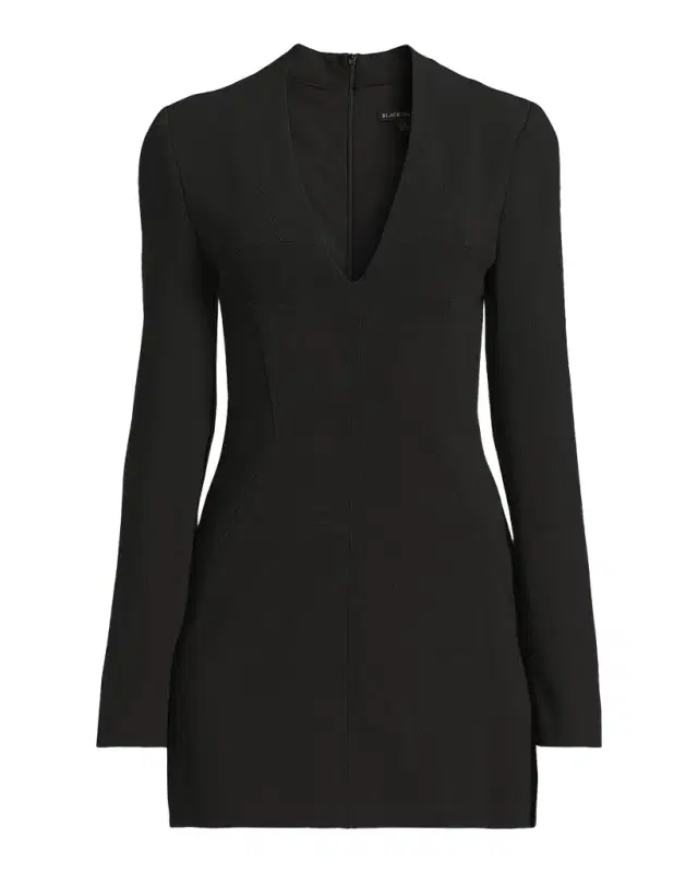 Black Halo Kenna Stretch-Crepe Mini Dress