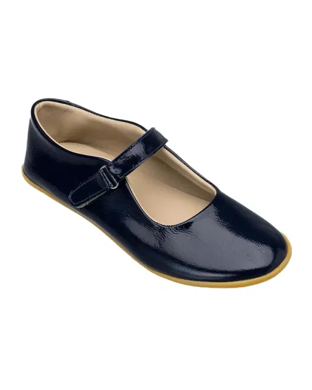 Elephantito Kid 's Bare Patent Leather Mary Janes, Baby/Toddler