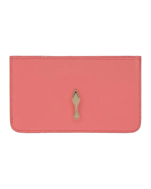 Christian Louboutin Bettina Leather Zipped Pouch Bag