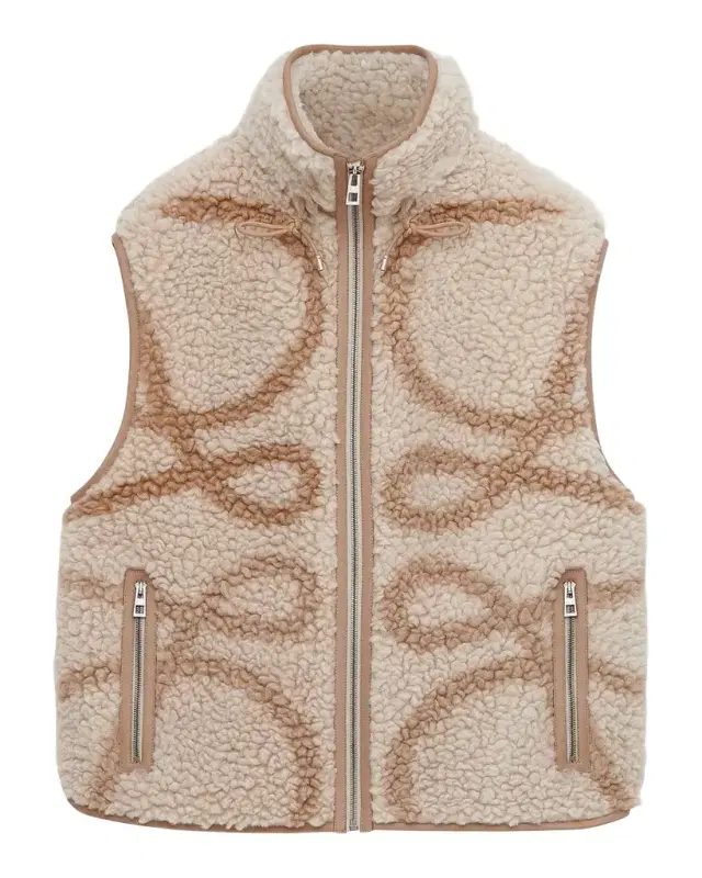Loewe Men 's Anagram Sherpa Vest