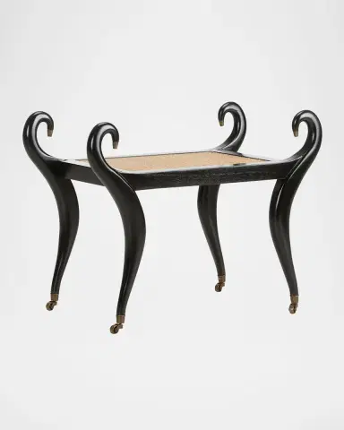 Chelsea House Swan Vanity Bench | Thumbnail 3 Chelsea House Swan Vanity Bench | Thumbnail 3