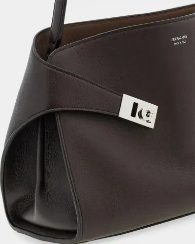Ferragamo Hug Medium Leather Top-Handle Bag | Thumbnail 6