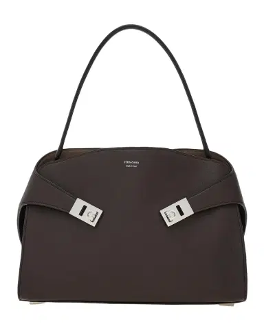 Ferragamo Hug Medium Leather Top-Handle Bag | Thumbnail 1
