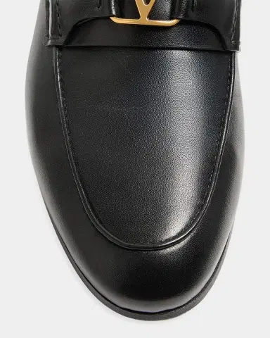 Valentino Garavani Logo Leather Loafers | Thumbnail 4