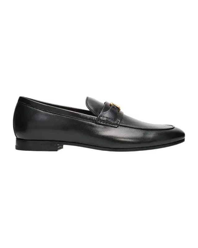 Valentino Garavani Logo Leather Loafers