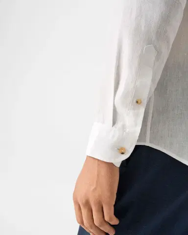 Eton Men's Supima Cotton Micro-Check Sport Shirt | Thumbnail 8 Eton Men's Supima Cotton Micro-Check Sport Shirt | Thumbnail 8