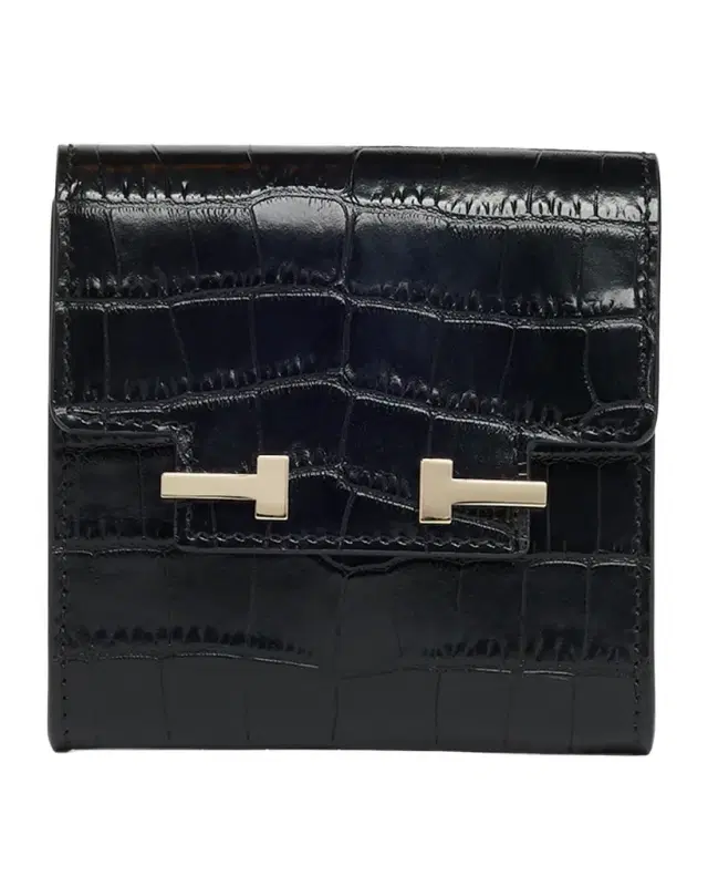 TOM FORD Croc-Embossed Leather Wallet