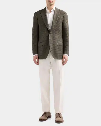 Kiton Men's Houndstooth Cashmere Sport Coat | Thumbnail 2
