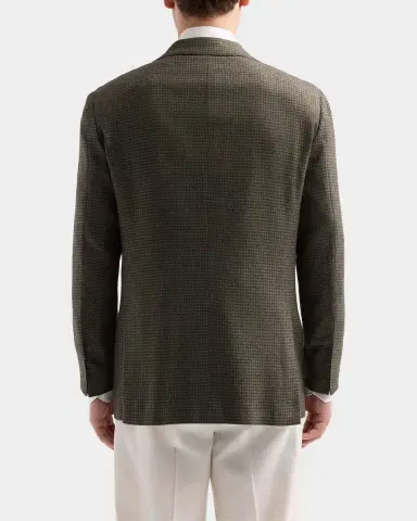 Kiton Men's Houndstooth Cashmere Sport Coat | Thumbnail 3