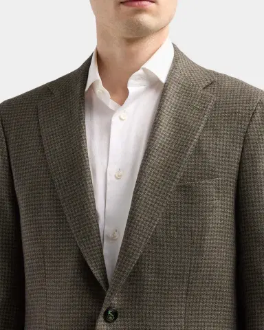 Kiton Men's Houndstooth Cashmere Sport Coat | Thumbnail 5