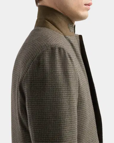 Kiton Men's Houndstooth Cashmere Sport Coat | Thumbnail 7