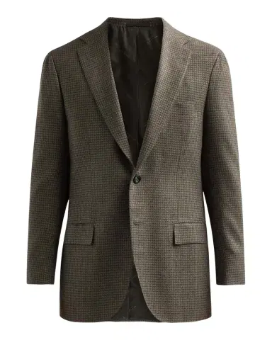 Kiton Men's Houndstooth Cashmere Sport Coat | Thumbnail 1