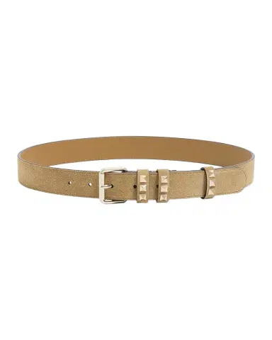 Valentino Garavani Rockstud Suede Belt, 30MM | Thumbnail 1 Valentino Garavani Rockstud Suede Belt, 30MM | Thumbnail 1