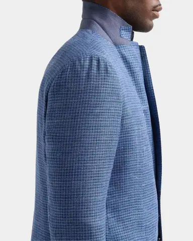 Kiton Men's Cashmere Houndstooth Sport Coat | Thumbnail 7