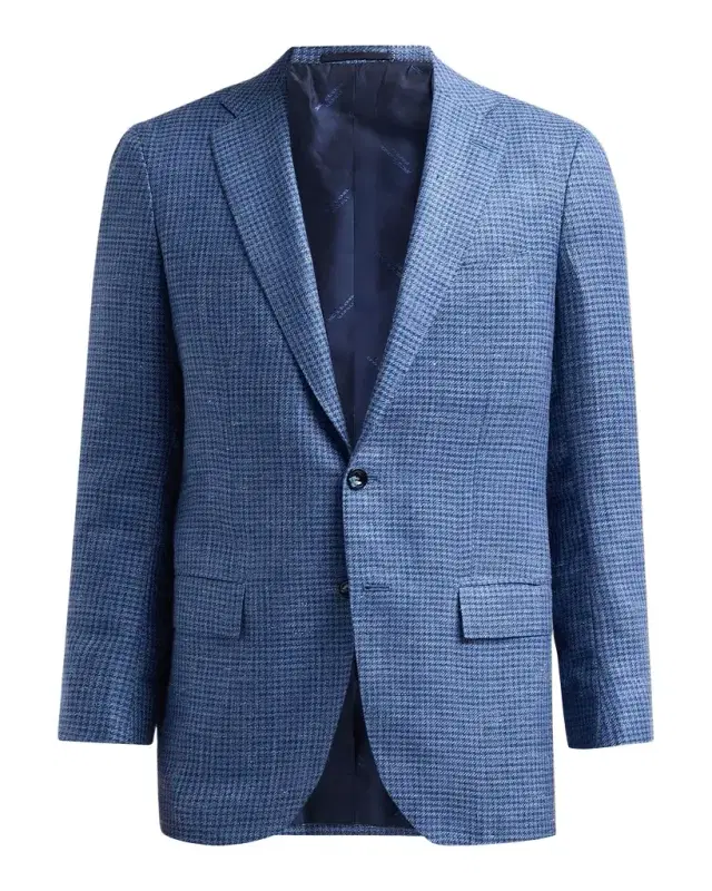 Kiton Men 's Cashmere Houndstooth Sport Coat