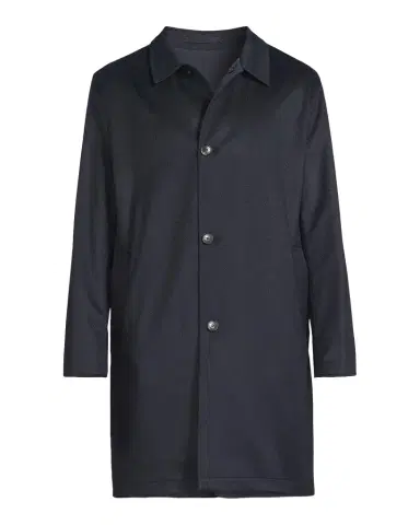 Kiton Men's Cashmere-Blend Reversible Raincoat | Thumbnail 1