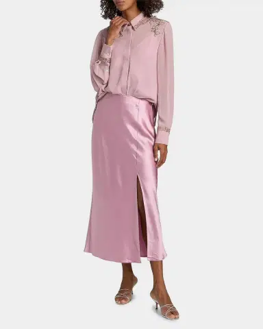 Jason Wu Collection Satin Bias Slip Pencil Midi Skirt | Thumbnail 2 Jason Wu Collection Satin Bias Slip Pencil Midi Skirt | Thumbnail 2