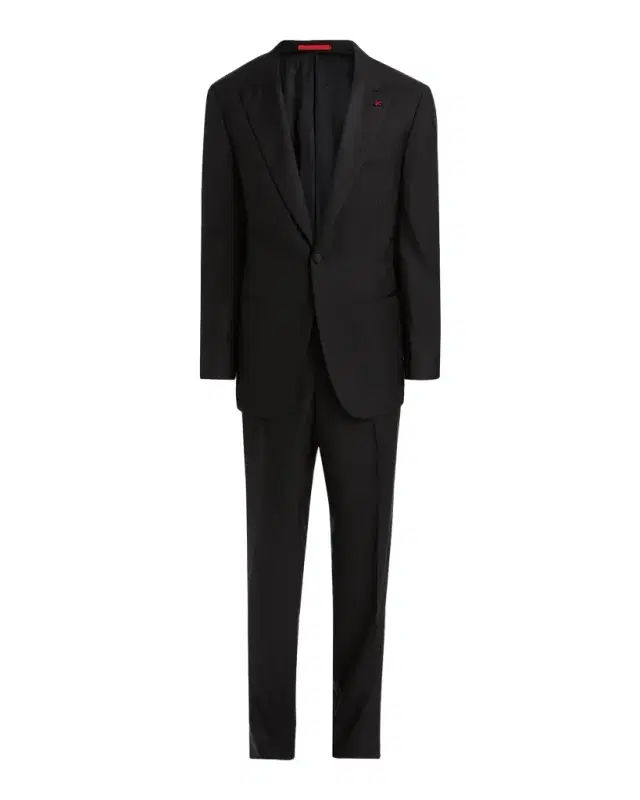 Isaia Men 's Wool Single-Breasted Suit