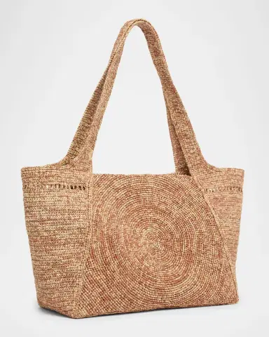 Stella McCartney High Summer Woven Raffia Tote Bag | Thumbnail 2