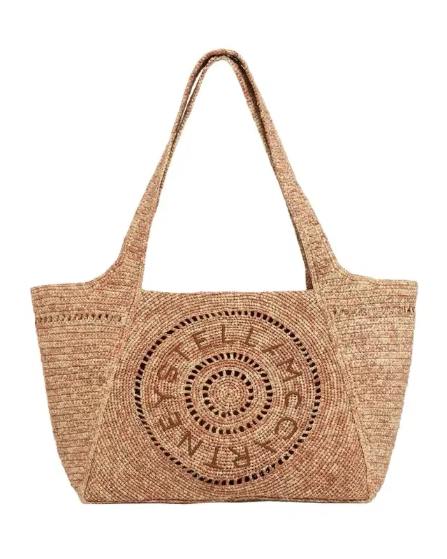 Stella McCartney High Summer Woven Raffia Tote Bag